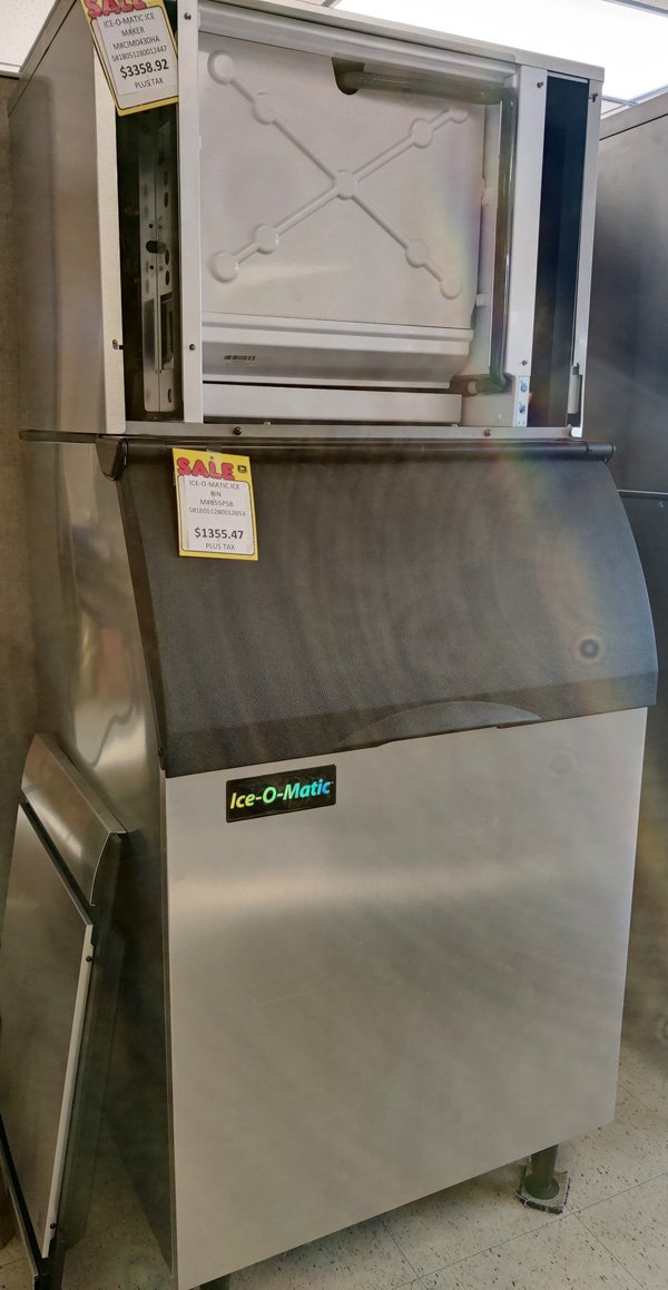 Ice Maker and Ice Bin Together