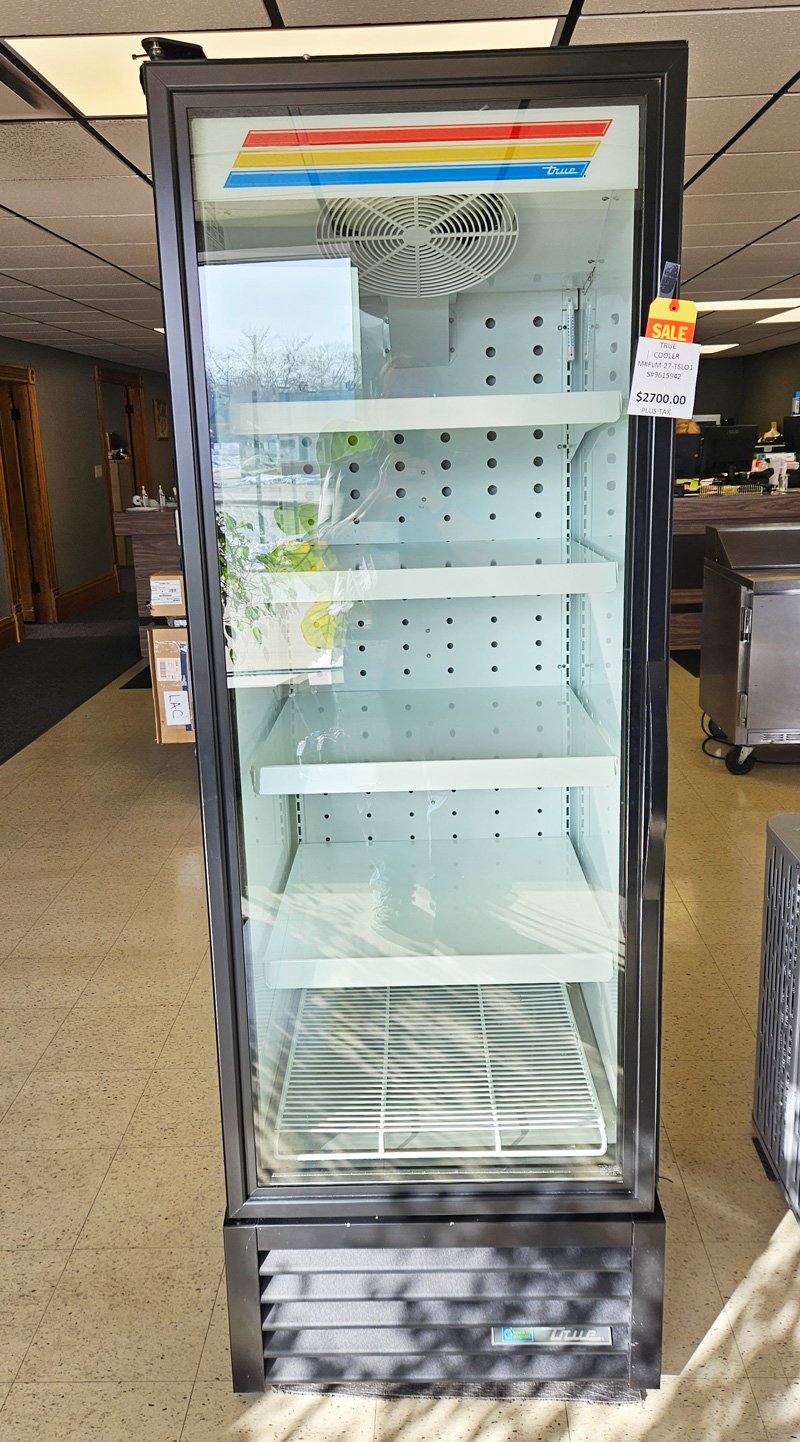 True 1-door glass door FLM-27-TSL01 cooler